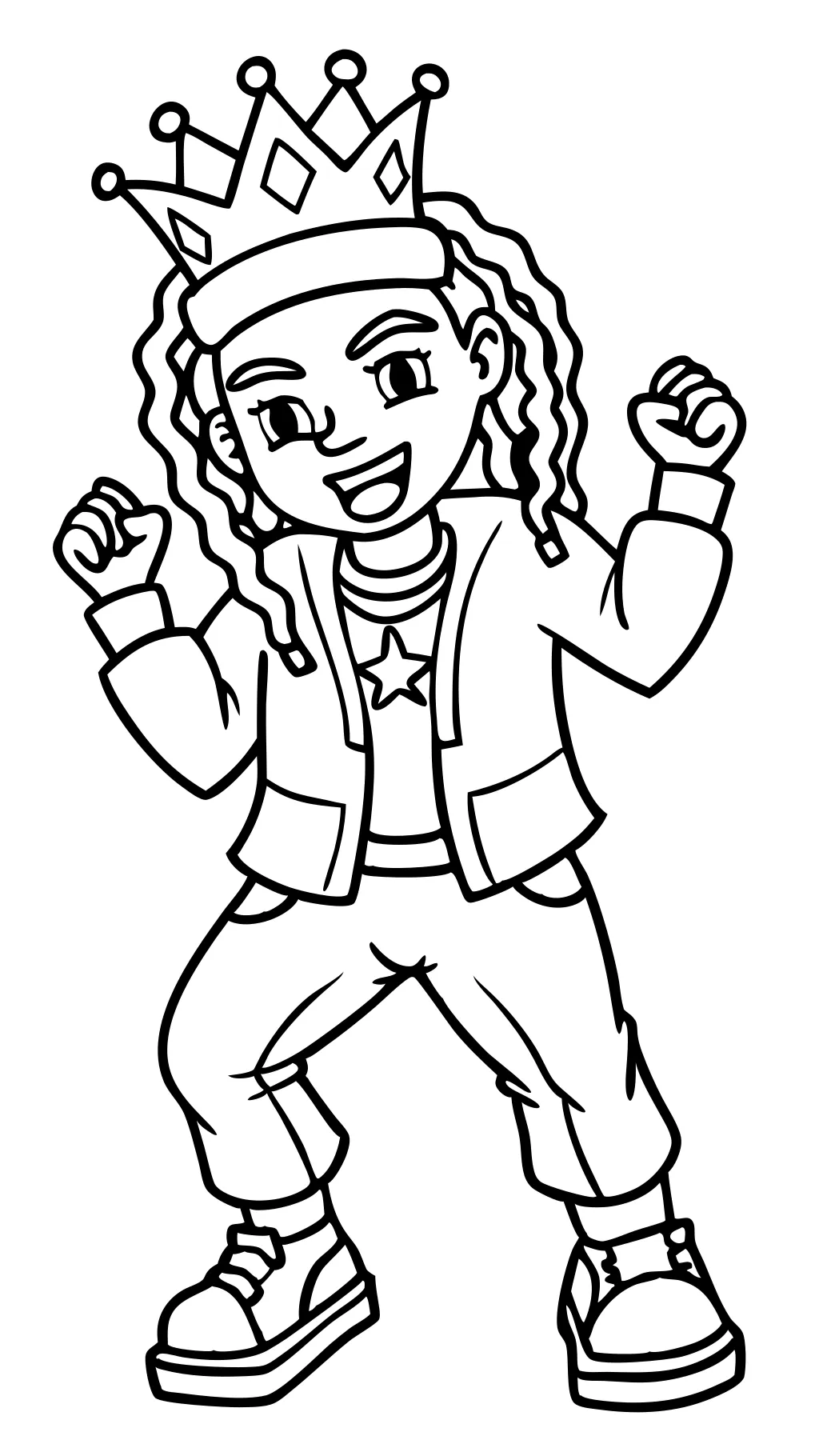 drawing outline king von coloring pages